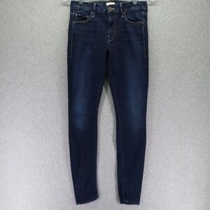 Mother Jeans Womens 26 The Looker Skinny Ankle Stretch‎ Flex Denim No Play Blue